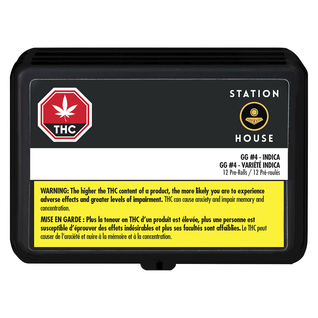 Station House - GG#4 Pre-Rolls - Station House - GG#4 - 12x0.5g