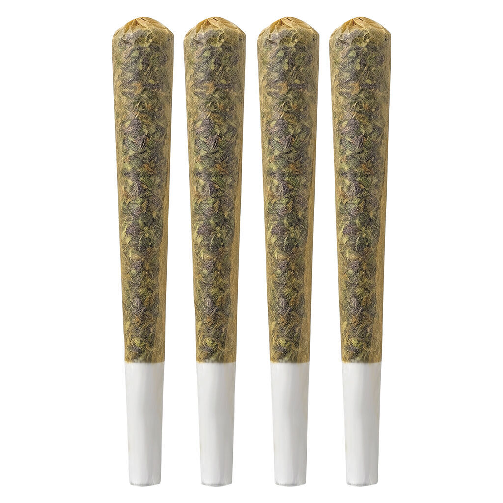 Overtime - Blue Collar Razz Diamond Dust Kief Coated Infused Pre-Roll - Hybrid - 4x0.5g