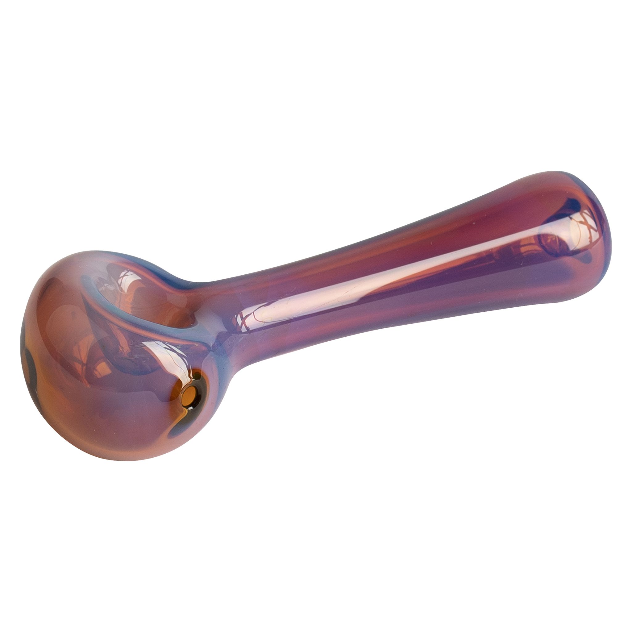 Red Eye Glass - Hand Pipe - Amber