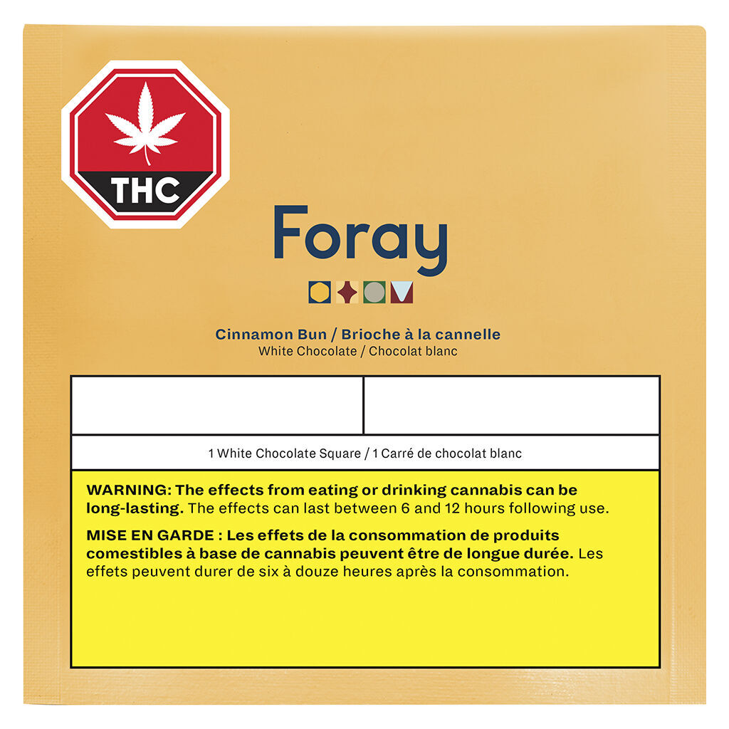Foray - Cinnamon Bun Chocolate Square - Blend - 1 Pack
