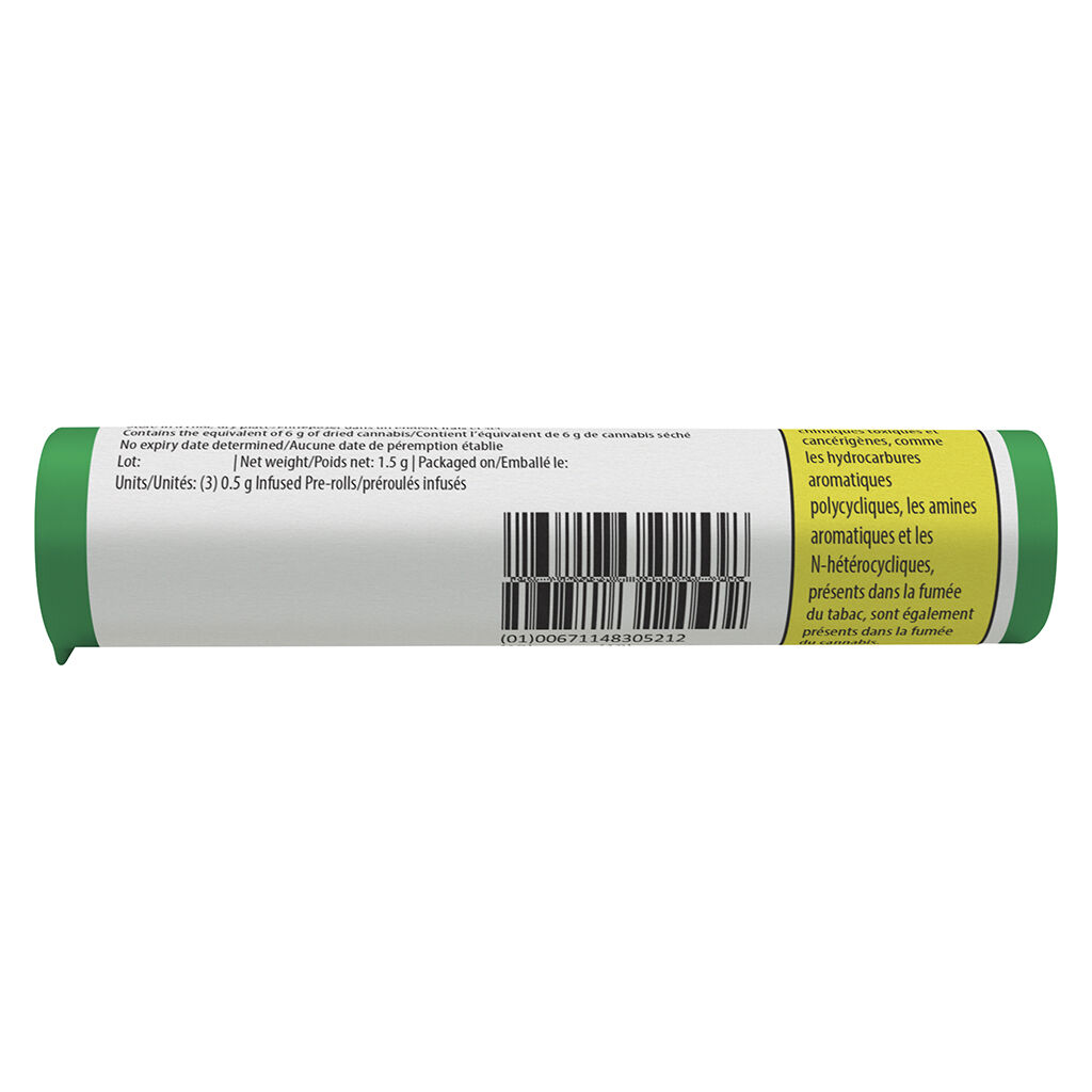 SHRED X - Megamelon Heavies Diamond & Disty Infused Pre-Roll - Hybrid - 3x0.5g