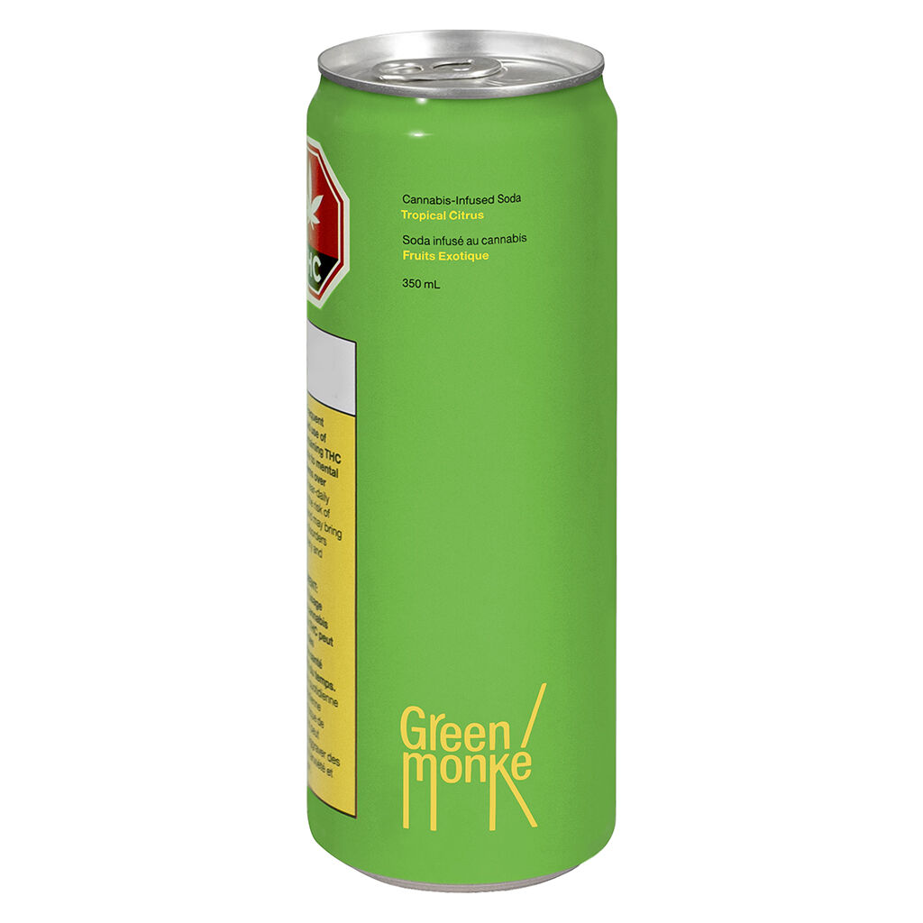 Green Monké - 10mg Tropical Citrus - Hybrid - 350ml