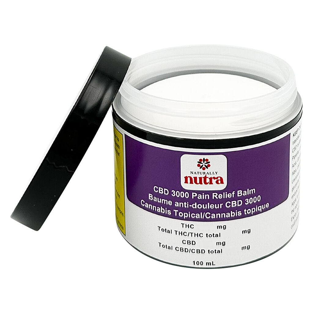 Naturally Nutra - CBD 3000 Peppermint Lavender + MAG + Hyaluronic Acid Balm - Hybrid - 100ml