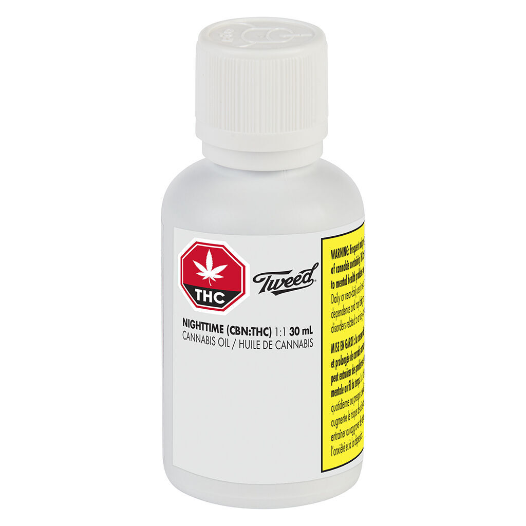 Tweed - Nighttime (CBN:THC) 1:1 - Indica - 30ml