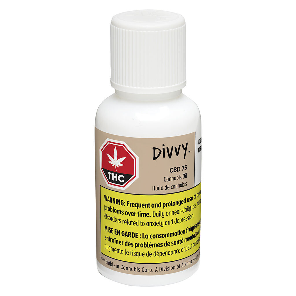 Divvy - CBD 75 Oil - Blend - 30ml