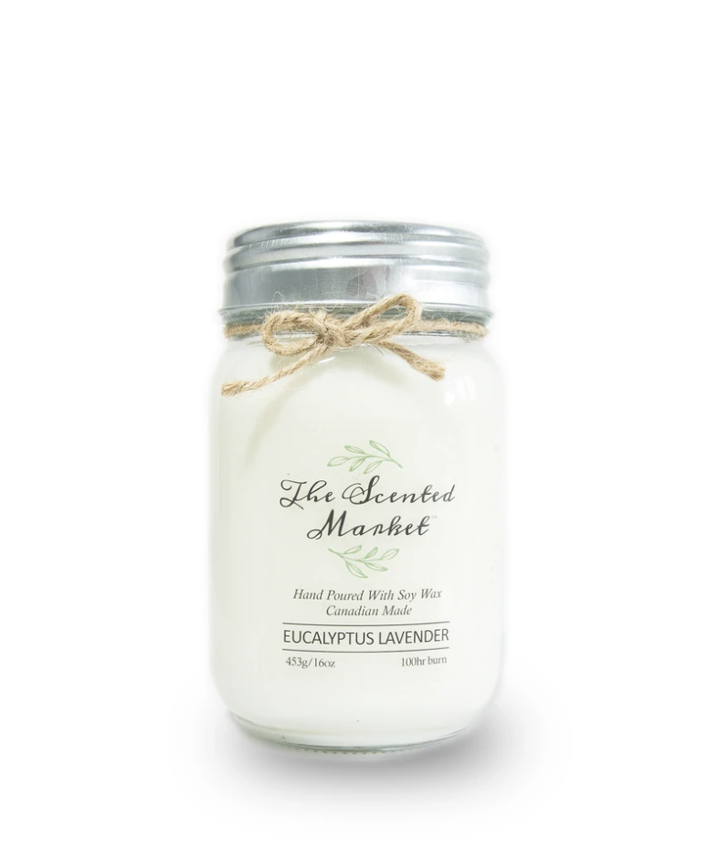 Signature EUCALYPTUS LAVENDER Soy Wax Candle 16oz