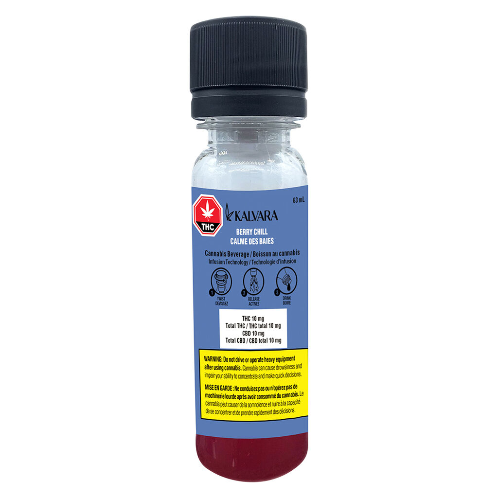 Kalvara - Berry Chill Cannabis Beverage - Blend - 63ml