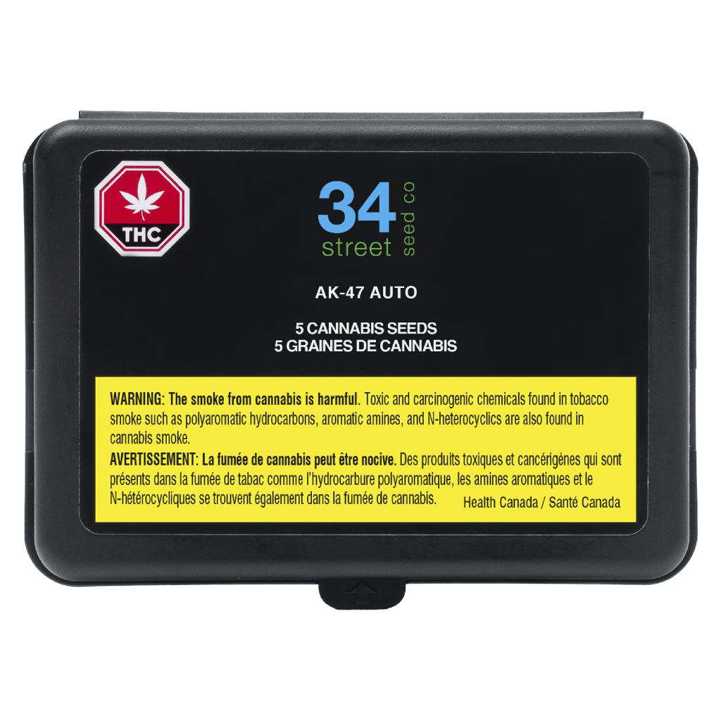 34 Street Seed Co. - AK-47 (AUTO) Seeds (Autoflower) - Sativa - 5 Pack