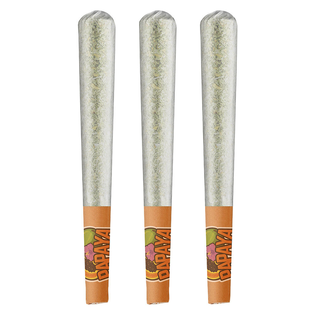 Ambr - Papaya Pure Live Resin Infused Pre-Roll - Hybrid - 3x0.5g