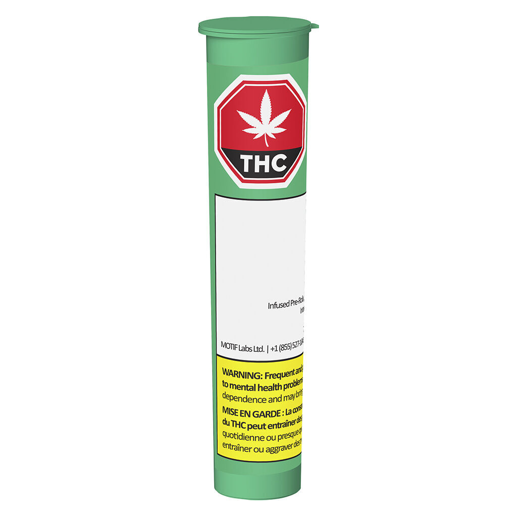Trippy Sips - Caribbean Crush Kief Coated Infused Pre-roll - Indica - 5x0.5g