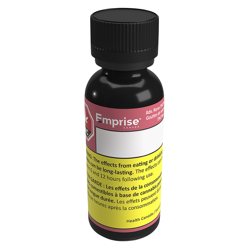 Emprise Canada - Adv. Nano THC BevDrops Oil - Sativa - 30ml