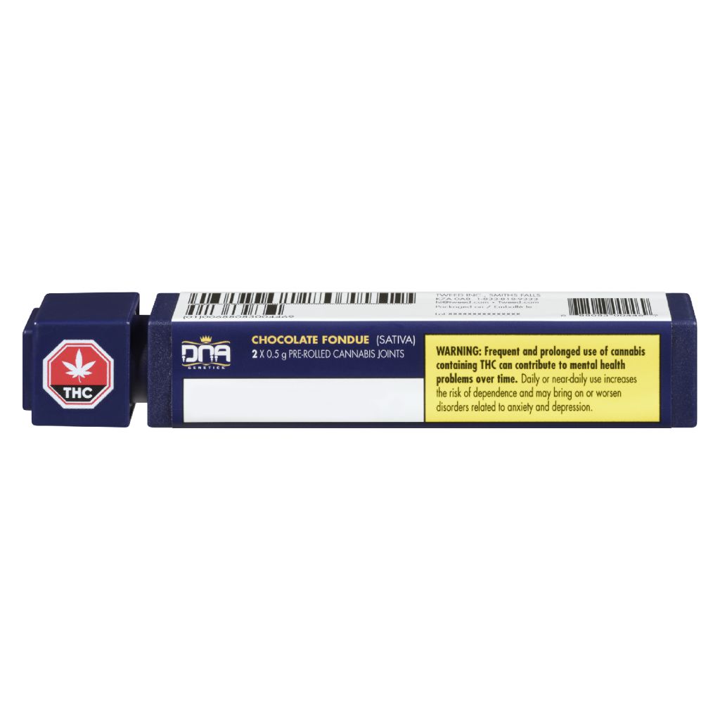 DNA Genetics - DNA Chocolate Fondue Pre Roll - DNA Genetics - DNA Chocolate Fondue - 2x0.5g