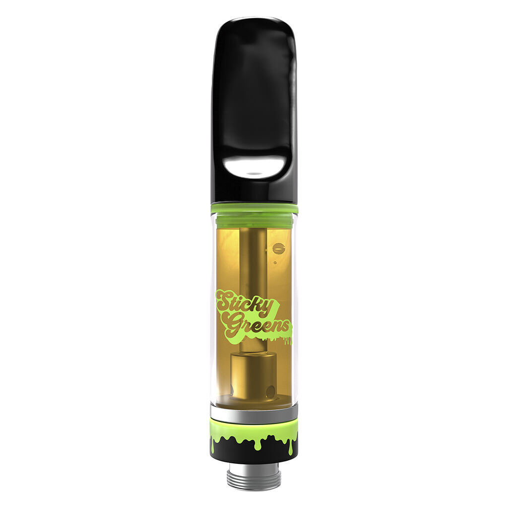 Sticky Greens - Rocket Bomb OG Pure Diamonds 97+ Vape 510 Thread Cartridge - Sativa - 0.95g