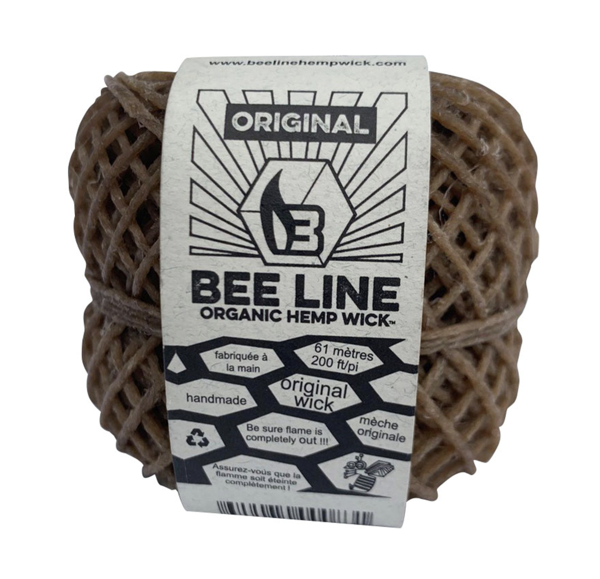 BEE LINE Hemp Wick Ball 200 ft