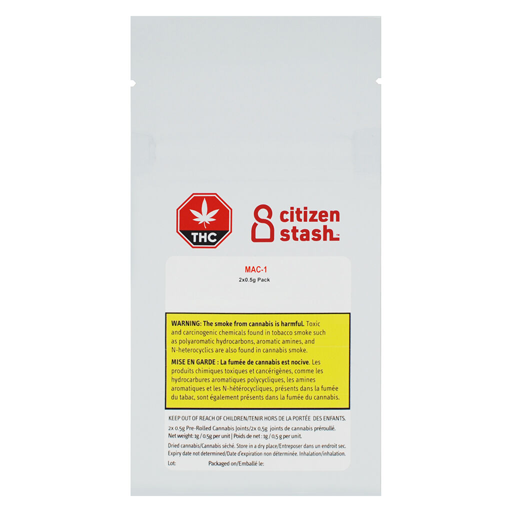 Citizen Stash - MAC 1 Pre-Roll - Citizen Stash - MAC 1 - 3x0.5g