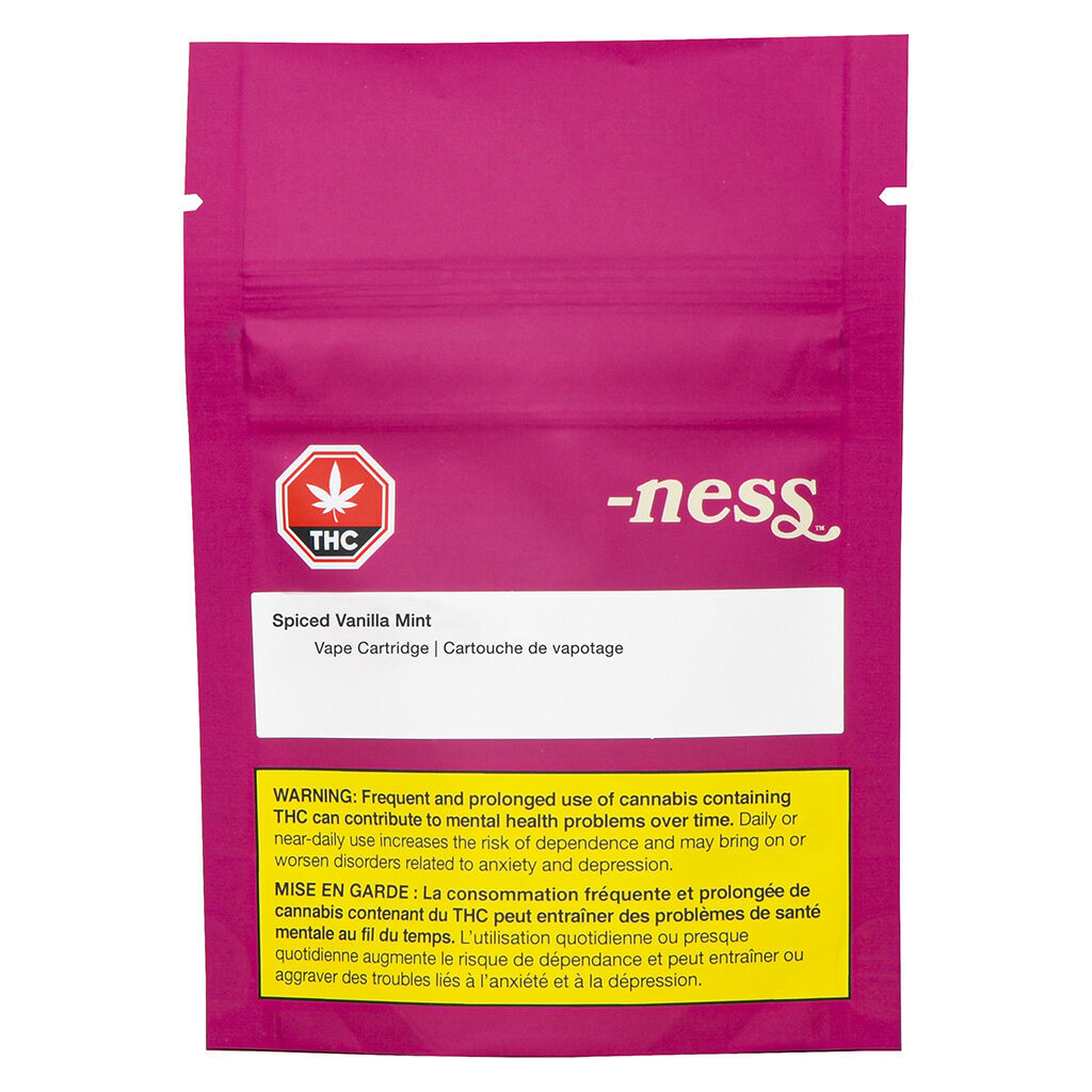 -ness - Spiced Vanilla Mint 510 Thread Cartridge - Indica - 1g
