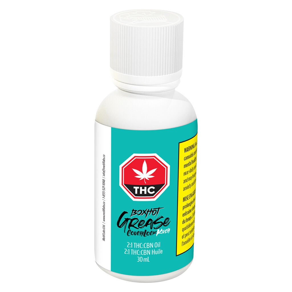 BOXHOT Grease - Couch Lock Kush CBN Oil - Indica - 30ml