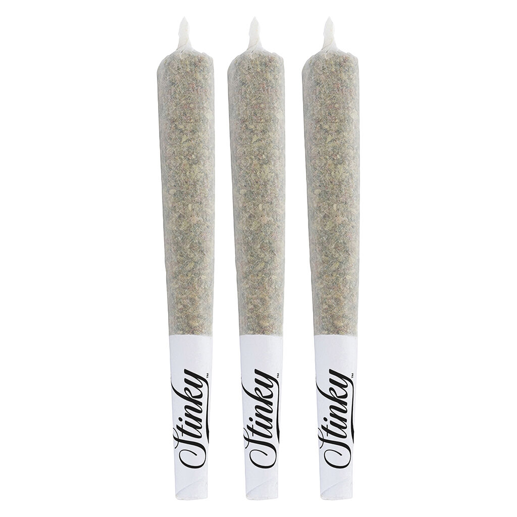 Stinky Greens Organic - Tough Times Pre-Roll - Hybrid - 3x0.5g