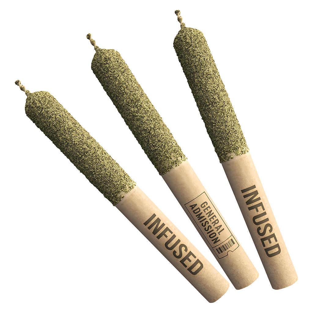 General Admission - Atomic Apple Diamond Infused Pre-Roll - Sativa - 3x0.5g
