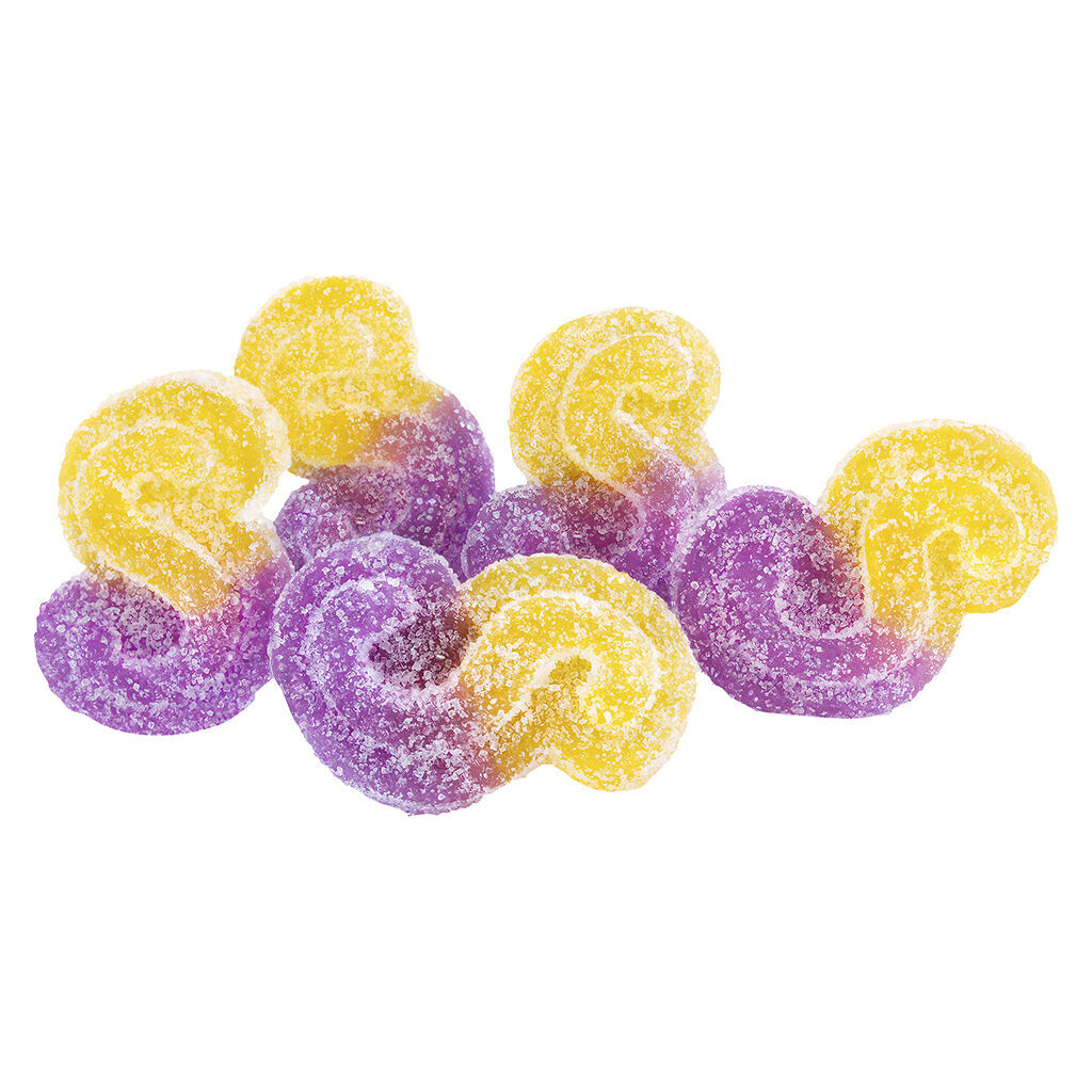 SOURZ by Spinach - Peach Passionfruit 1:1:1 CBN CBD THC Gummies - Indica - 5 Pack