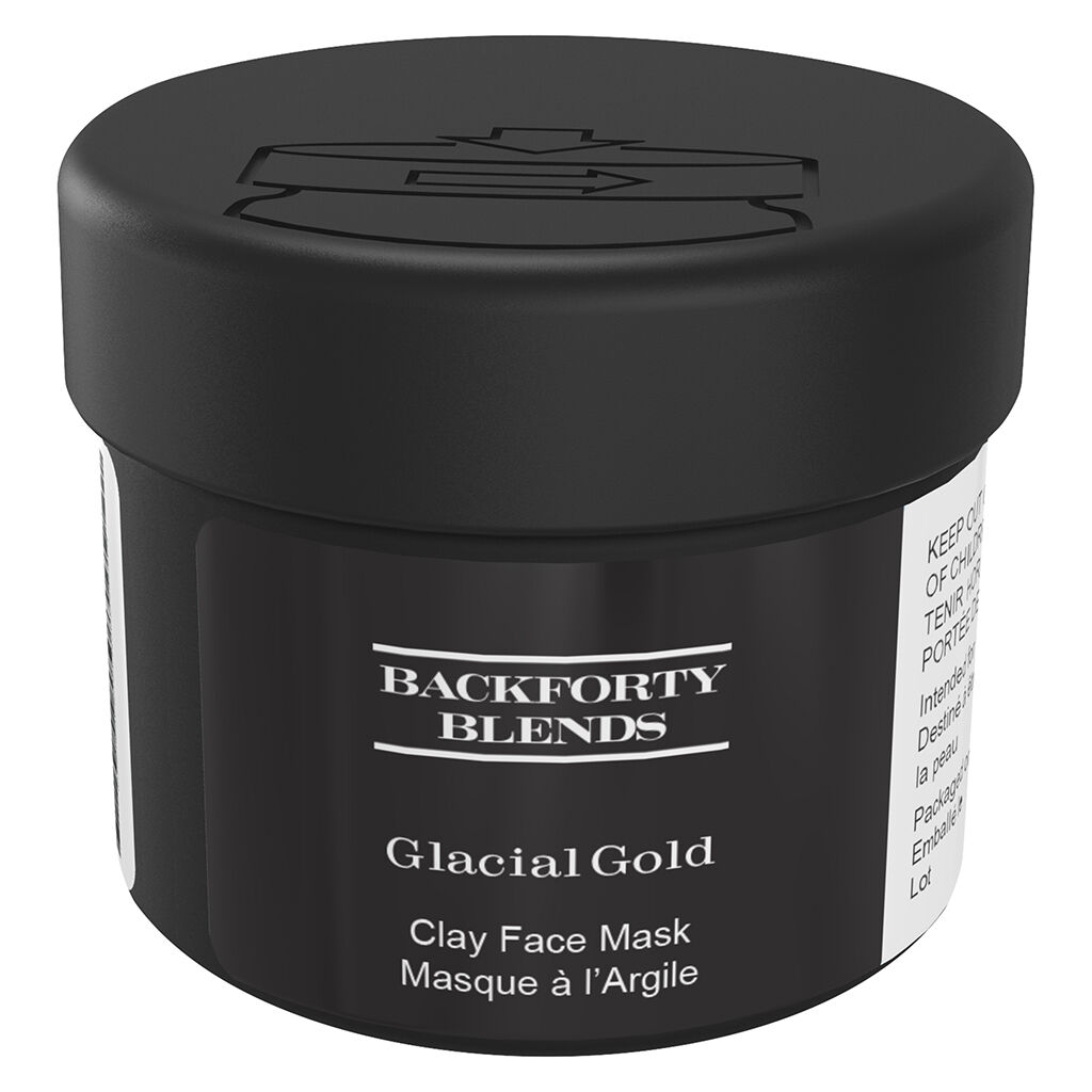 Backforty Blends - Glacial Gold Clay Mask - Hybrid - 75g