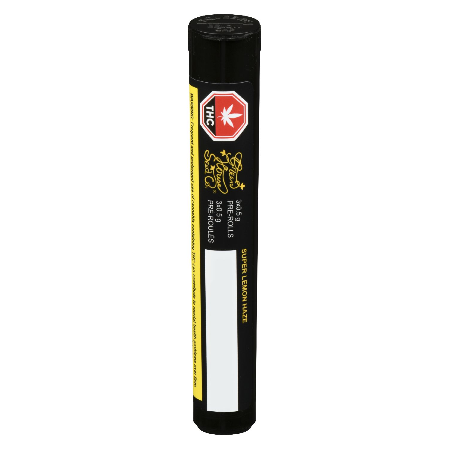 Green House Seed Co. - Super Lemon Haze Pre-Roll - Green House Seed Co. - Super Lemon Haze - 3x0.5g