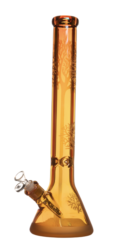 18" Marley Unison Tree  Bong - Red Wine