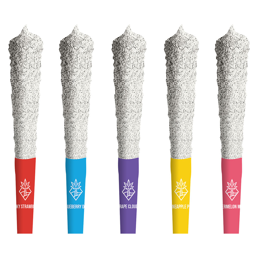 Cabana Cannabis Co. - Island Time Double Diamond Infused Pre-Roll Variety Pack - Hybrid - 5x0.5g