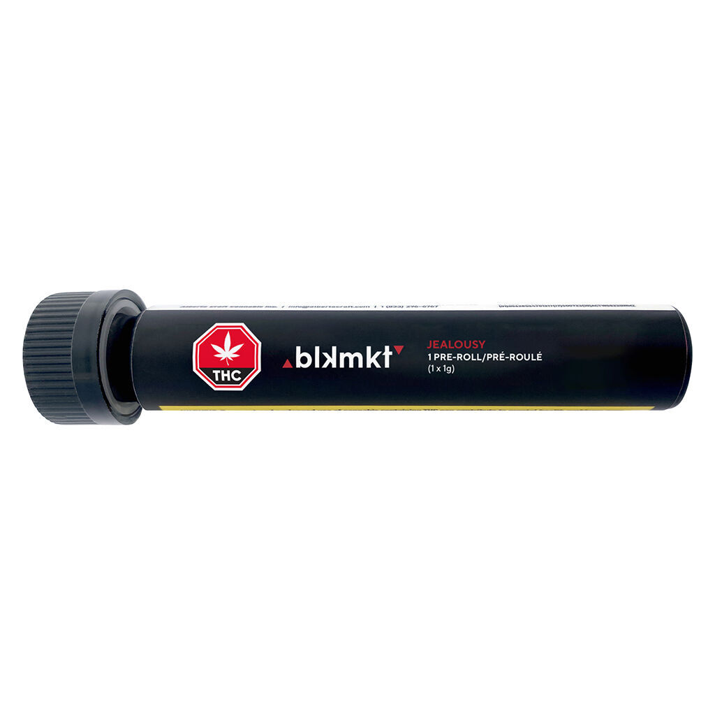 BLK MKT - Jealousy Pre-Rolls - Blk Mkt - Jealousy Pre-Rolls - Indica - 1x1g