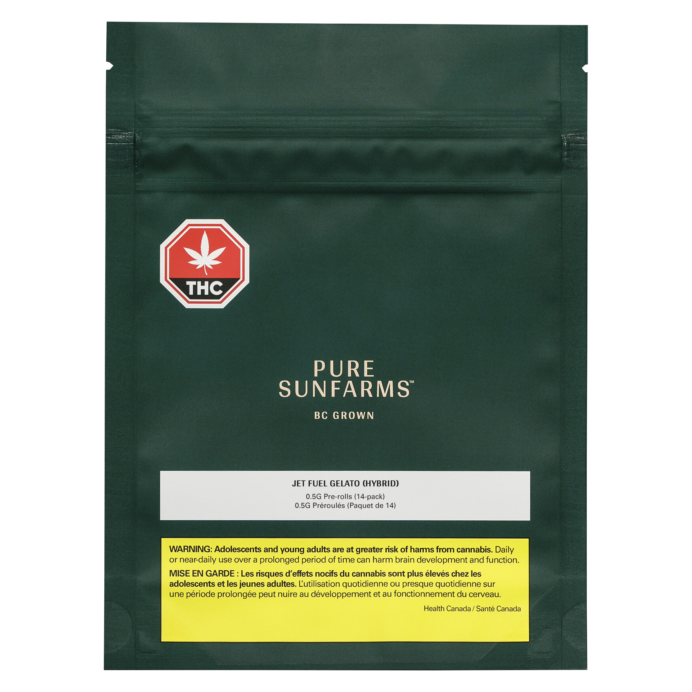 Pure Sunfarms - Jet Fuel Gelato Pre-Roll - Hybrid - 10x0.3g