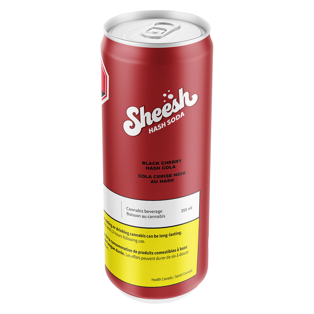 Sheesh Hash Sodas - Black Cherry Hash Cola - Blend - 355ml
