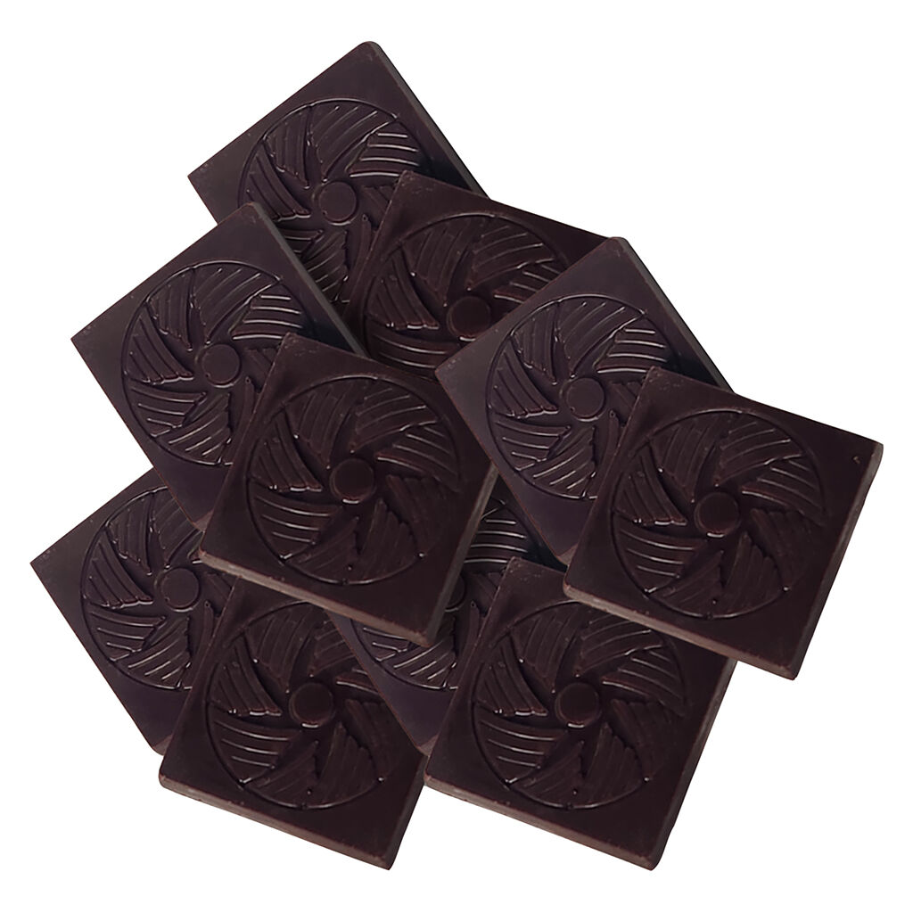 Social Sessions - 1212 THC+CBD 1:1 Micro-Dosed Vegan Chocolate Reishi - Hybrid - 10 pack