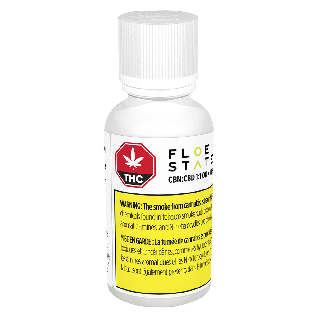FLOE STATE - CBN:CBD 1:1 Tincture - Hybrid - 30ml