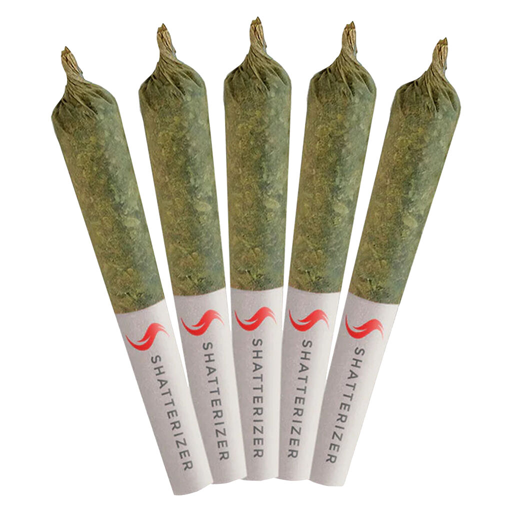 Shatterizer - Granddaddy Purple Shatter Infused Pre-Roll - Sativa - 5x0.5g
