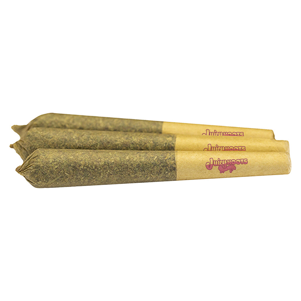 Juicy Hoots - Double Melon Gulp Flavour Flip Infused Pre-Roll - Hybrid - 3x0.5g