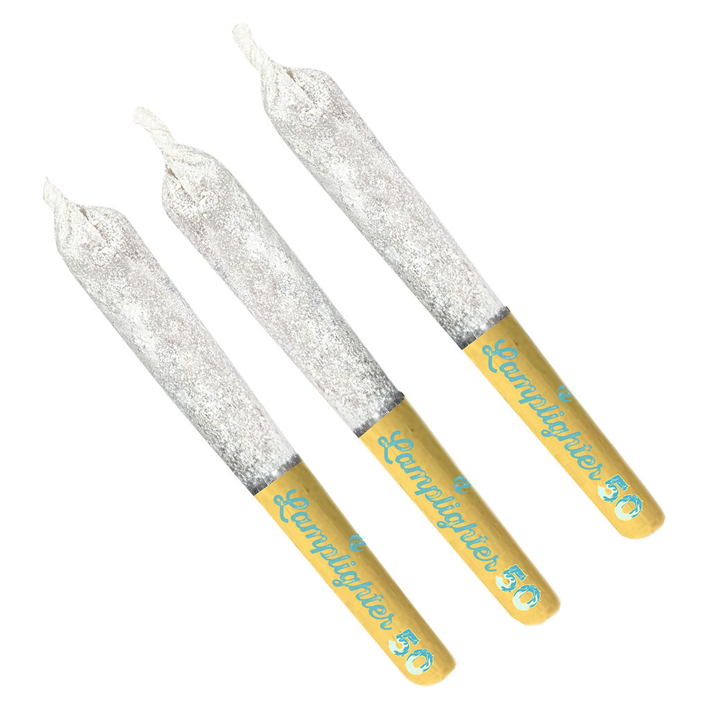 Lamplighter - Honeydew Lime 50 Diamond Coat Infused Pre-Roll - Hybrid - 3x0.5g