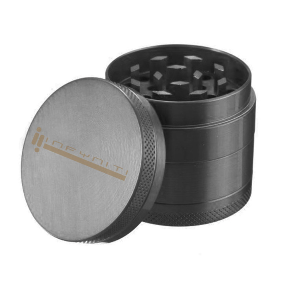 2.5" 4-Piece Zinc Pollinator Grinder