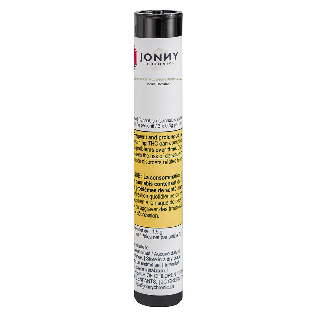 Jonny Chronic - French Macaron Pre-Roll - Jonny Chronic - French Macaron - 3x0.5g