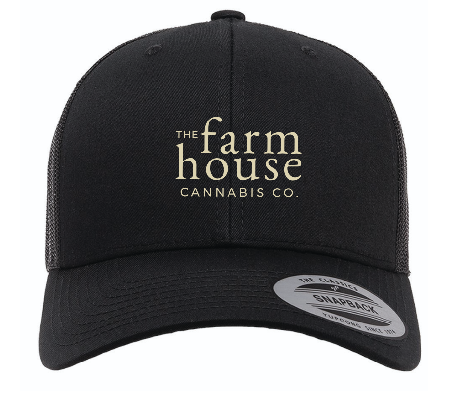 Farmhouse Trucker Hat - black