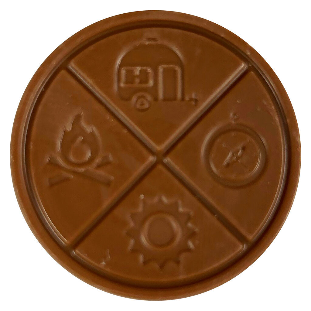 The Hazy Camper - Cherry Bomb THC Organic Milk Chocolate - Hybrid - 1 Pack
