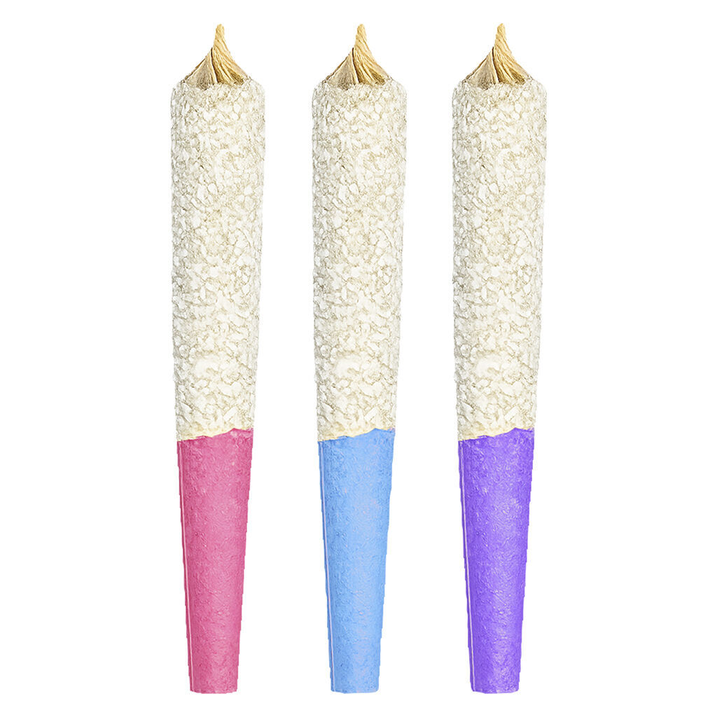 Dab Bods - Animal Pack 50’s+ Triple Infused Pre-Roll Variety Pack - Hybrid - 3x0.5g