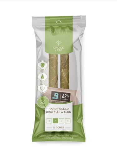 Choice Leaf Palm - natural leaf, 2 cones per pack medium