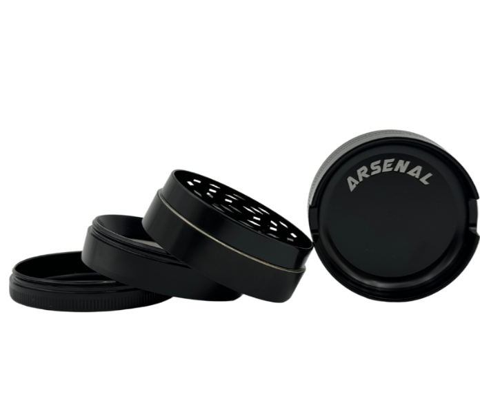 Arsenal Solid Hollowed Ridge 52mm 4-Pc Grinder