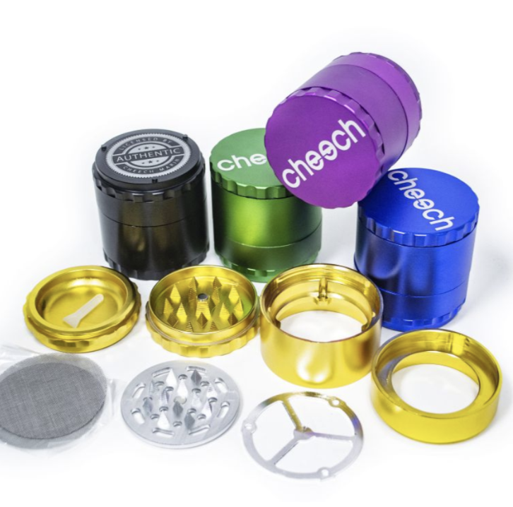 Cheech 63mm 4pc Grinder - Blue