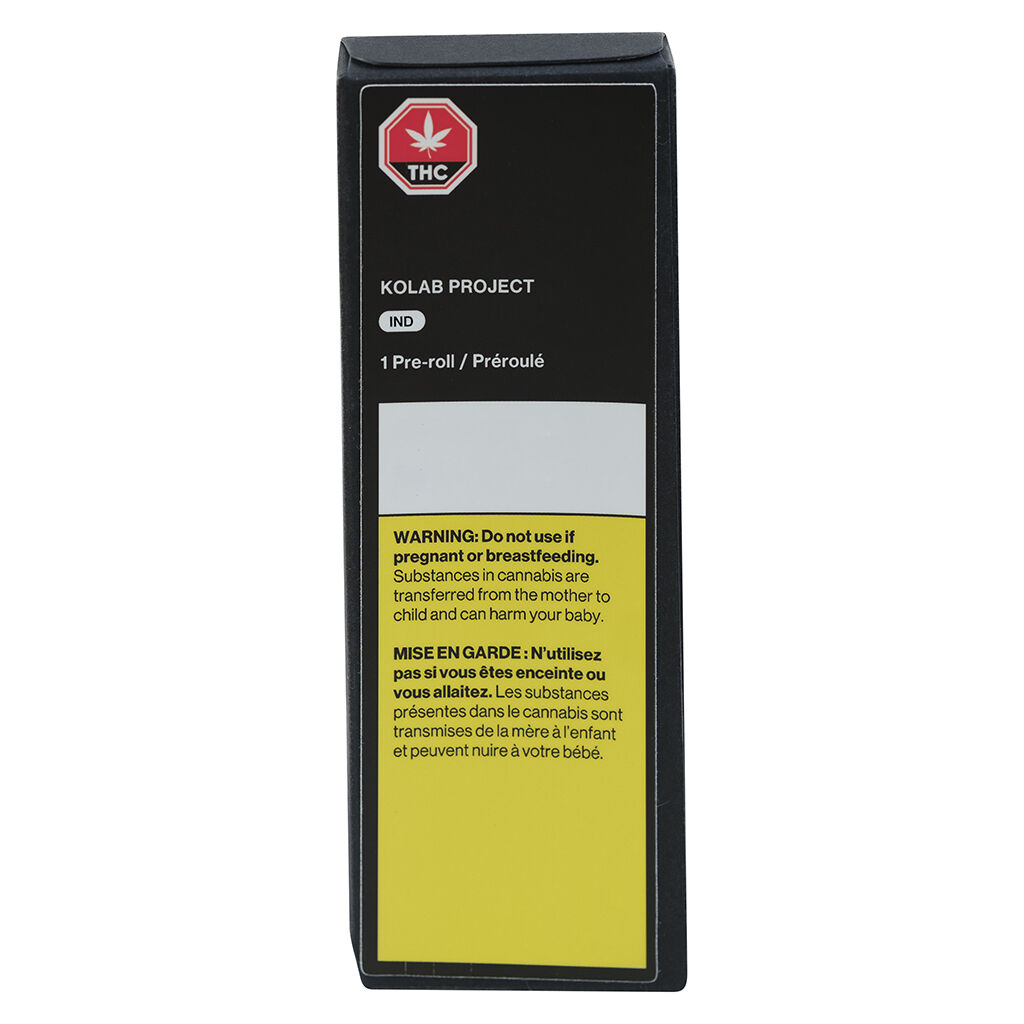 Kolab Project - Indica Pre-Roll - Kolab Project - 1x1g
