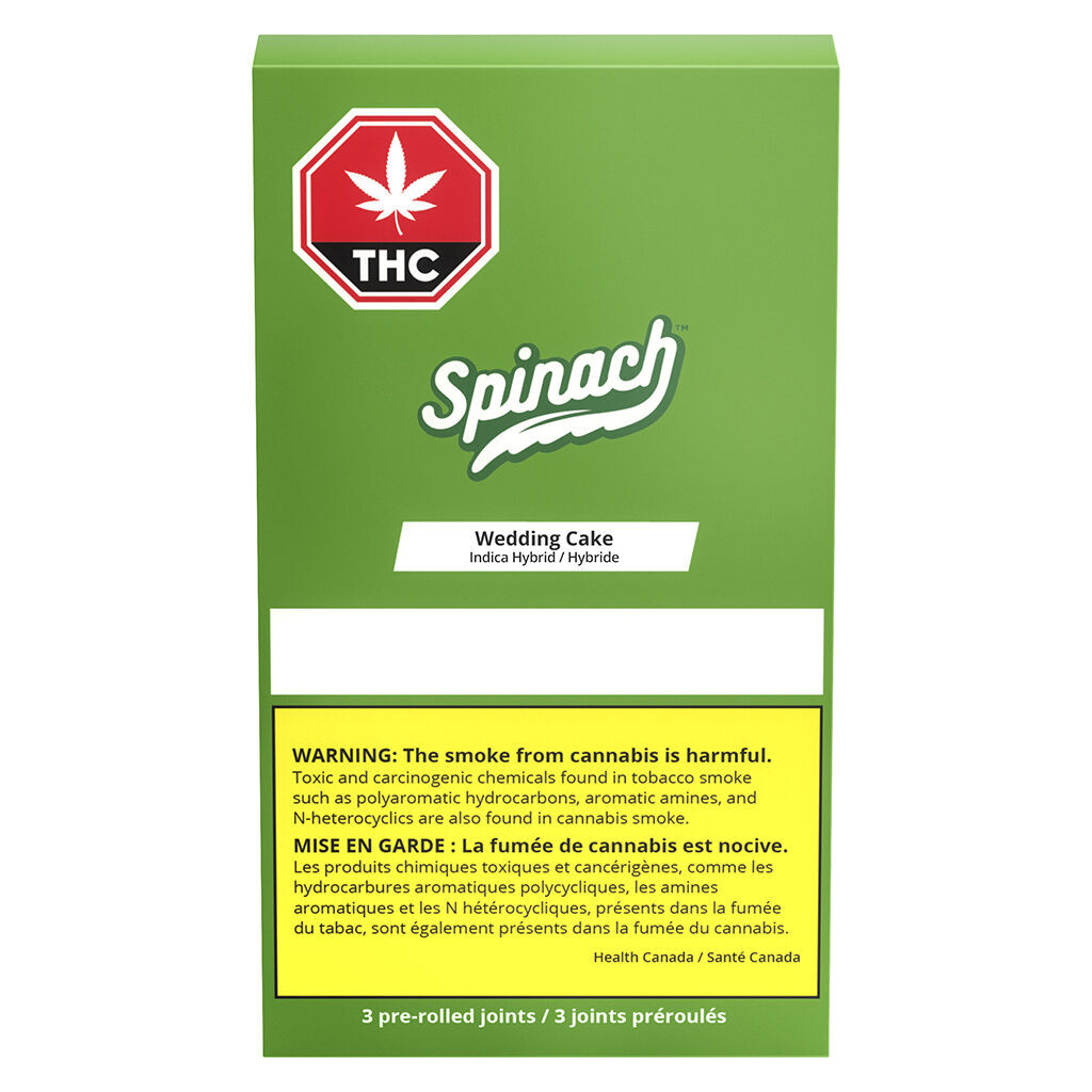 Spinach - Wedding Cake Pre-Roll - Spinach - Wedding Cake - 1x1g