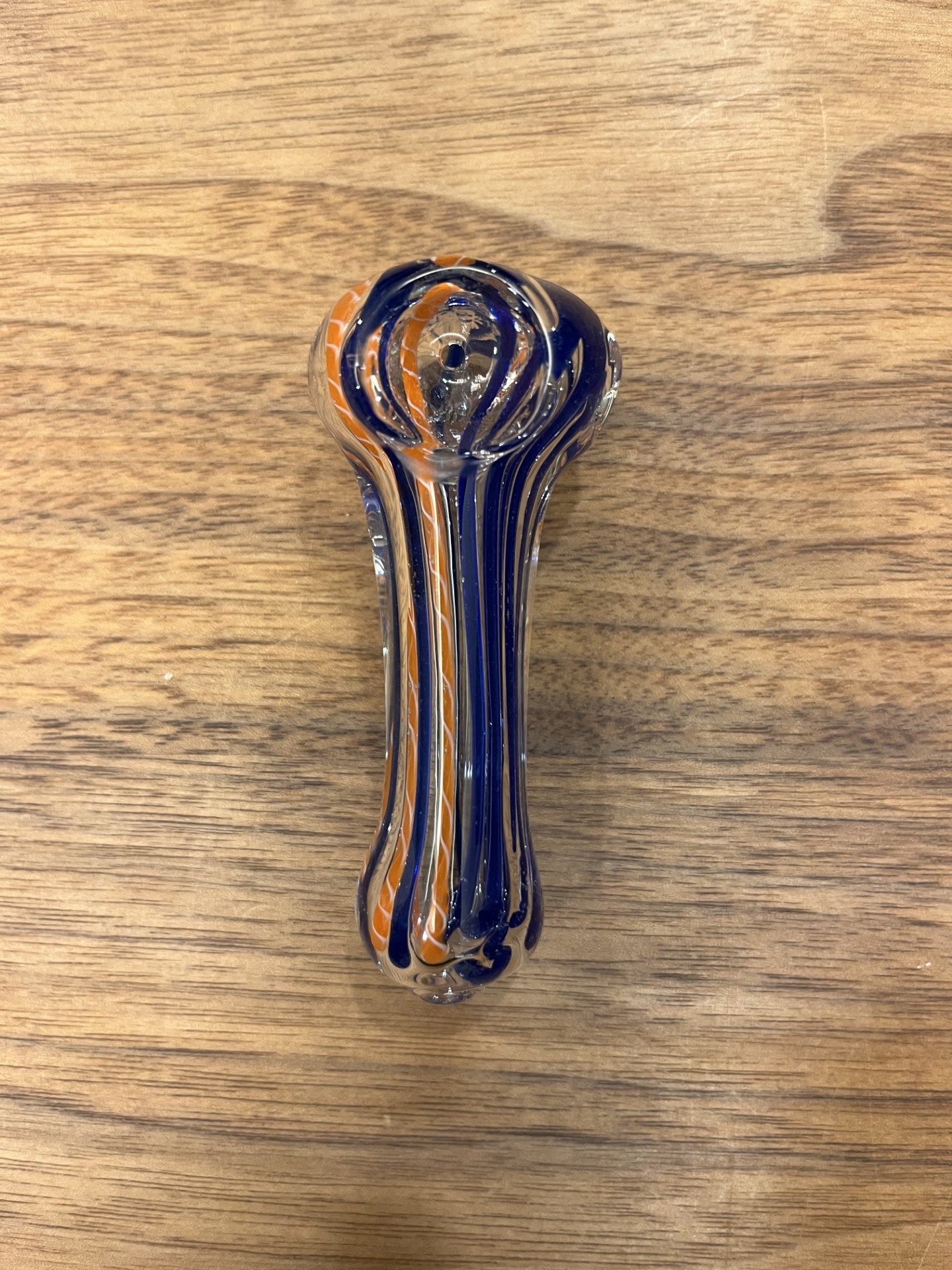 3" Peanut Linear CL Glass Hand Pipe