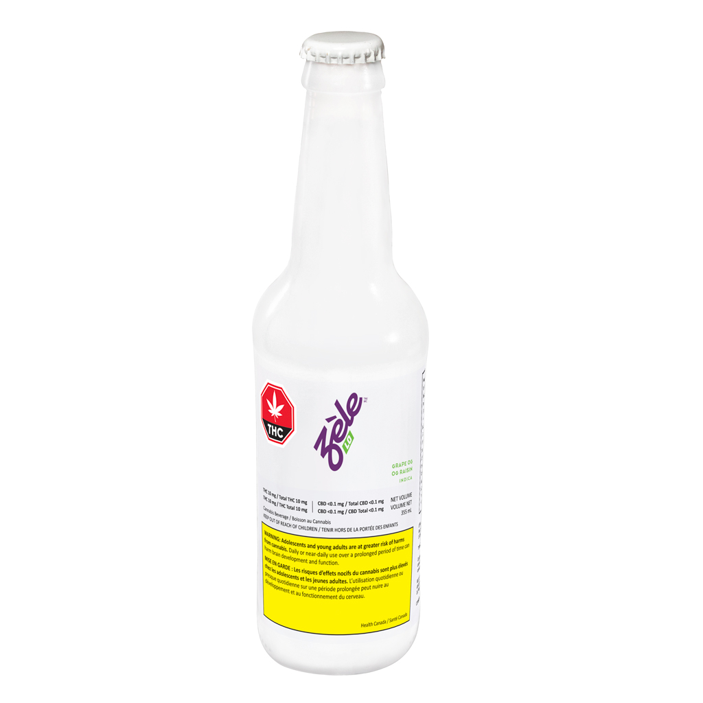 Zele - Grape OG Indica Craft Soda - 355ml