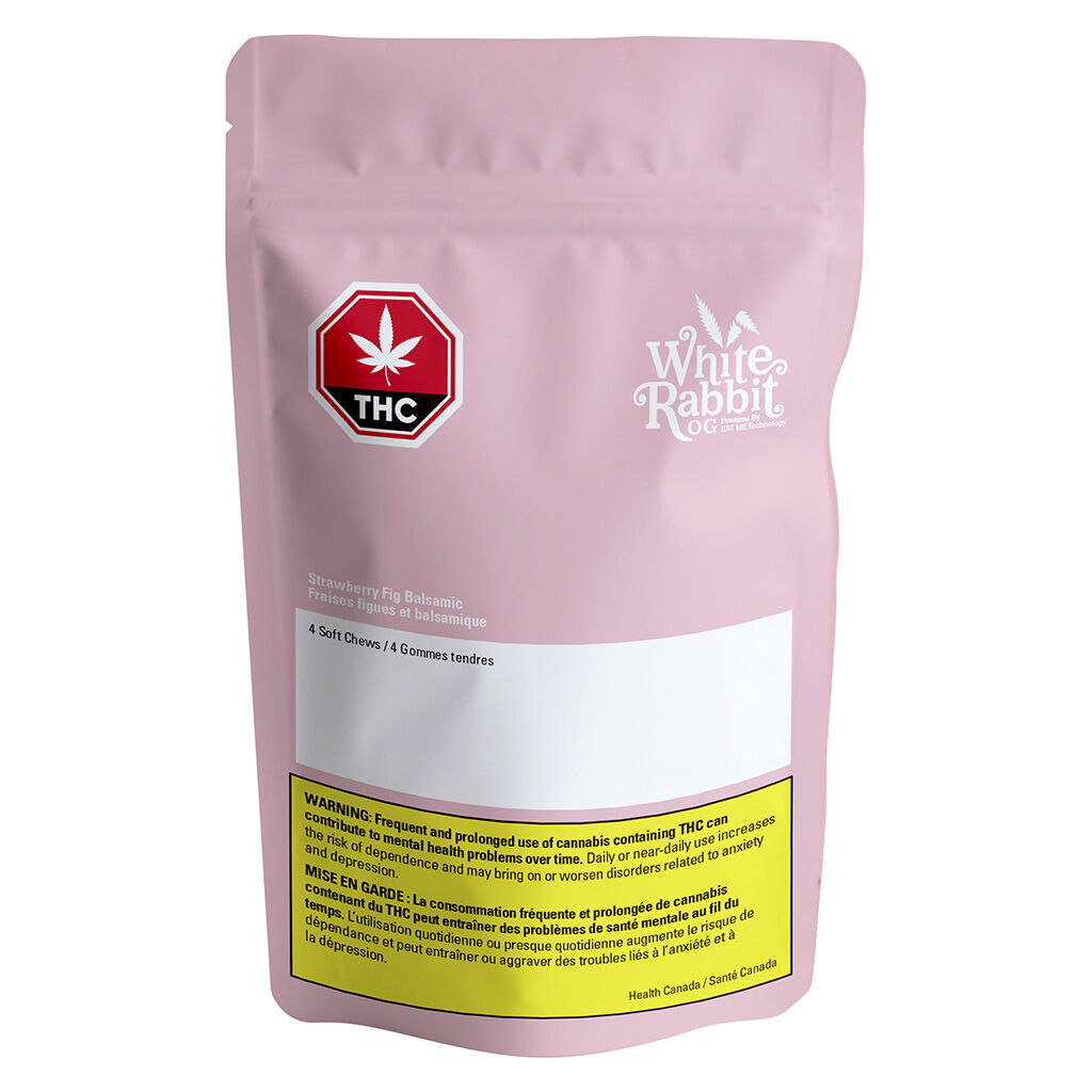 White Rabbit OG - Strawberry Fig Balsamic Soft Chews - Blend - 4 Pack
