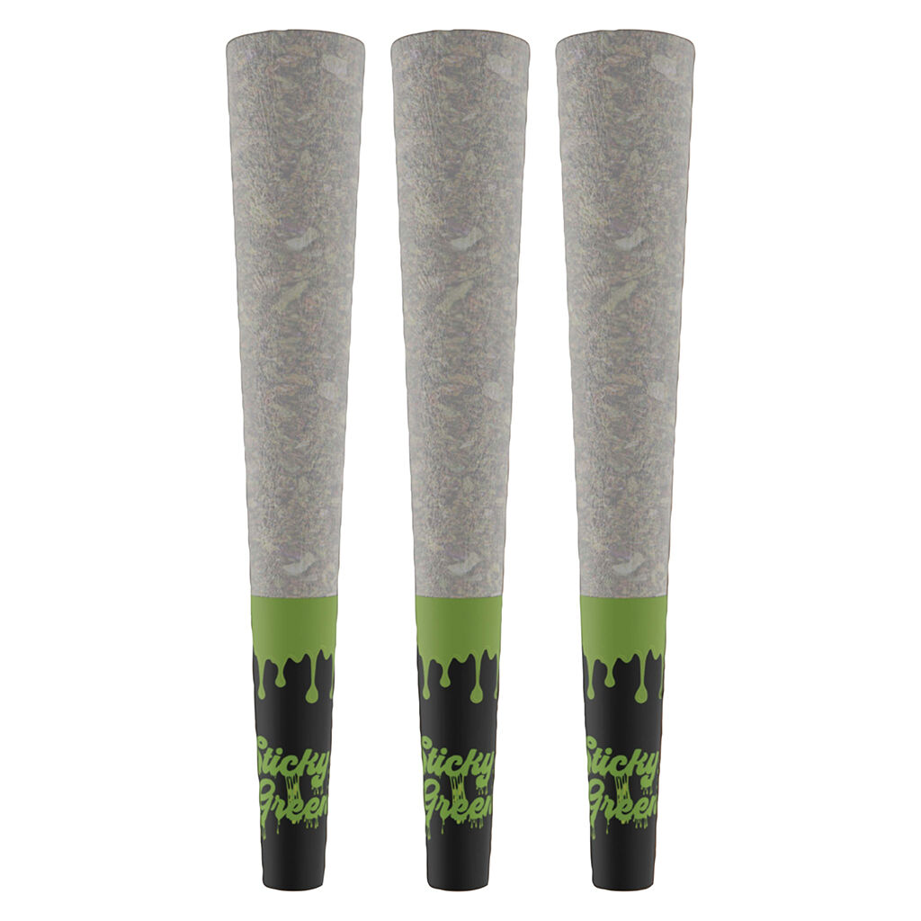 Sticky Greens - Disti Sticks - Carnival Clouds Infused Pre Roll - Sativa - 3x0.5g